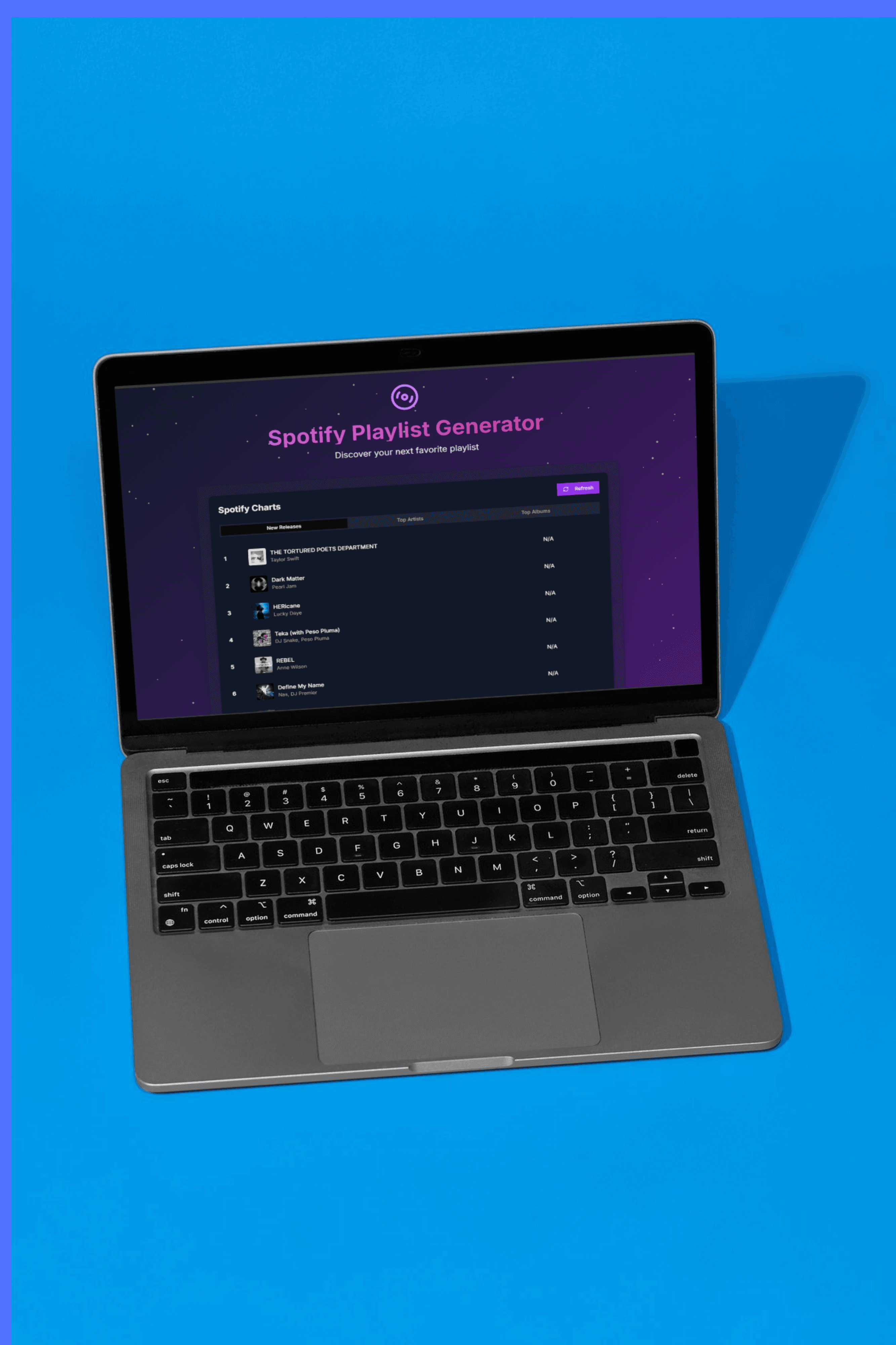 Spotify Playlist Generator